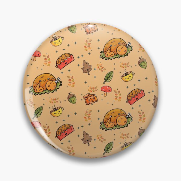 Item preview, Thanksgiving Turkey Pattern Cute Turkey  designed and sold by Avgeek21.