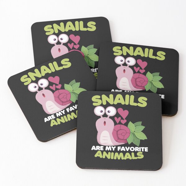 Item preview, Snails Are My Favorite Animals Funny Snail Lover designed and sold by Jake  Knifer.