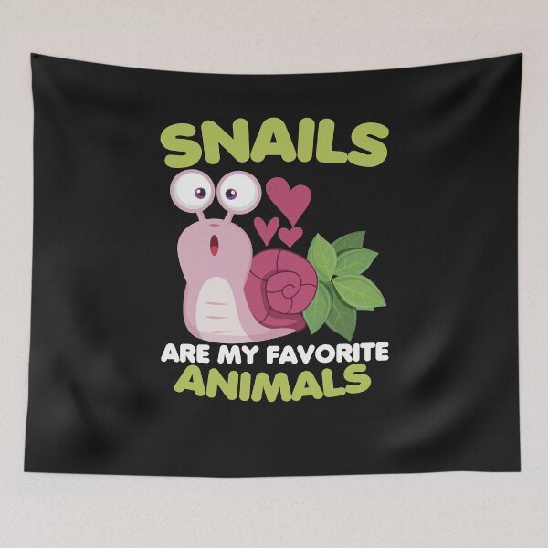 Item preview, Snails Are My Favorite Animals Funny Snail Lover designed and sold by Jake Knifer.