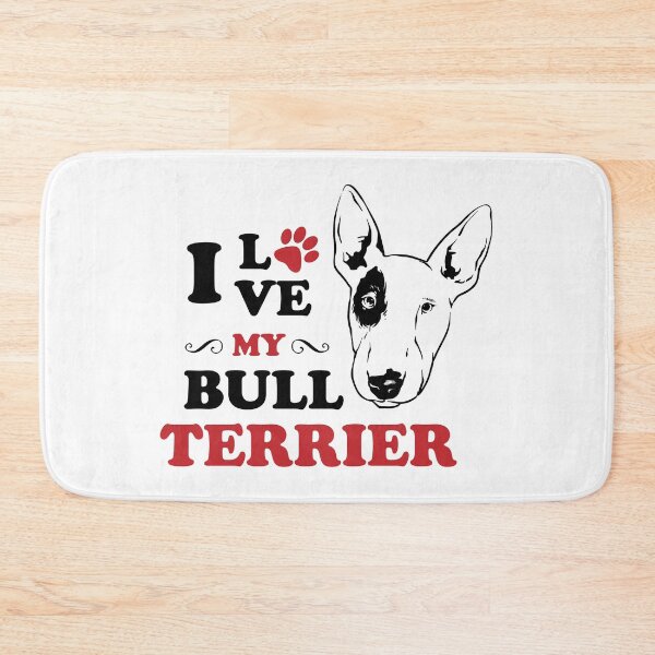 Item preview, I Love My Bull Terrier designed and sold by 2411.
