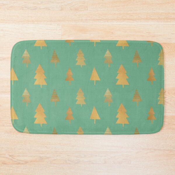 Item preview, Christmas Trees (green background) designed and sold by thelittlebat.