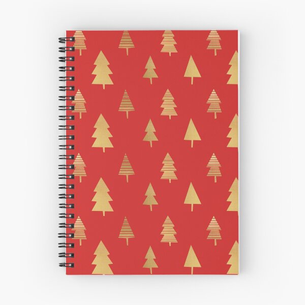 Item preview, Christmas Trees (red background) designed and sold by thelittlebat.