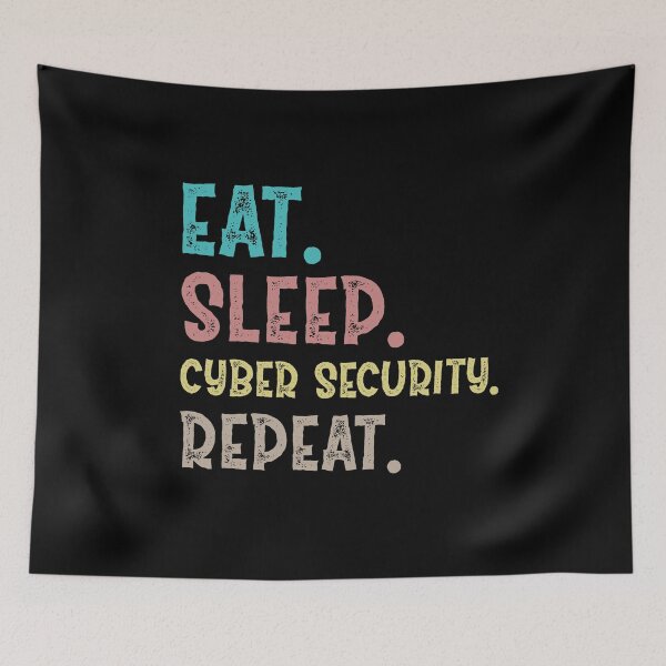 Item preview, Eat Sleep cyber security Repeat designed and sold by Life Shop.
