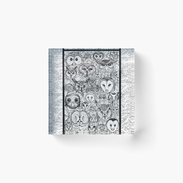 Item preview, Owl Parliament designed and sold by hnewmanart.