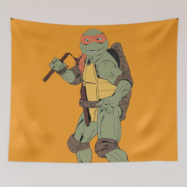 Item preview, TURTLE POWER (Michelangelo) designed and sold by Urbanvisionary.