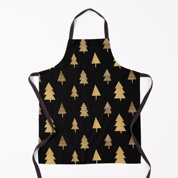 Item preview, Christmas Trees (black background) designed and sold by thelittlebat.