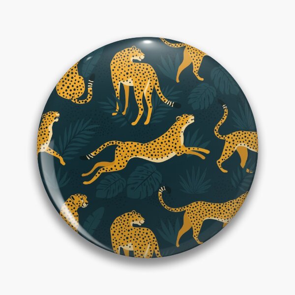 Item preview, Night Cheetah Pattern designed and sold by SeizeTheCat.