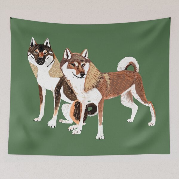 Item preview, Shikoku Inu pair designed and sold by belettelepink.