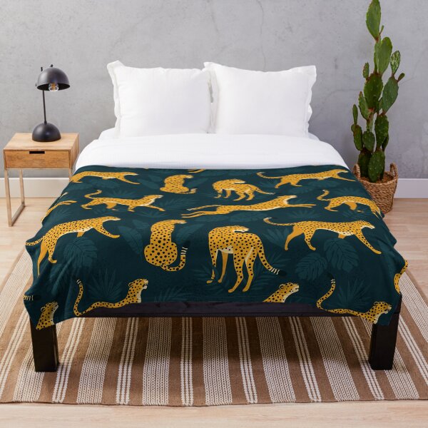 Aperçu de l'œuvre Motif Guépard de nuit créée et vendue par SeizeTheCat.