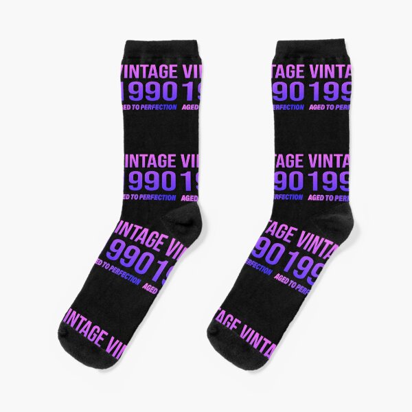 Purple Age/Birthday Novelty Socks Born In 1988 Purple Socks
