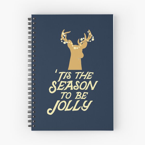 Item preview, 'Tis the Season to Be Jolly Gold Reindeer designed and sold by SharksOnShore.