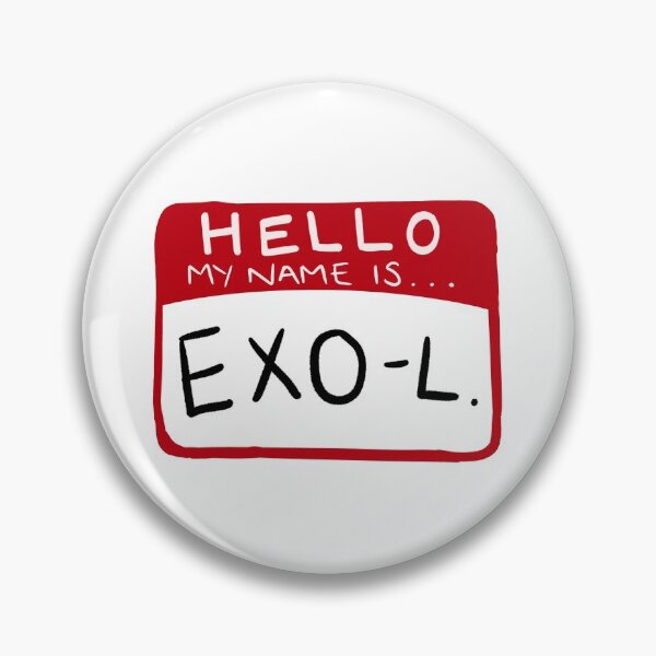 Item preview, HELLO MY NAME IS EXO-L designed and sold by wuffbert.