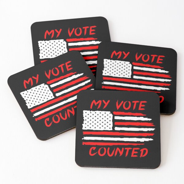 Item preview, My vote counted designed and sold by AS-Shirts.