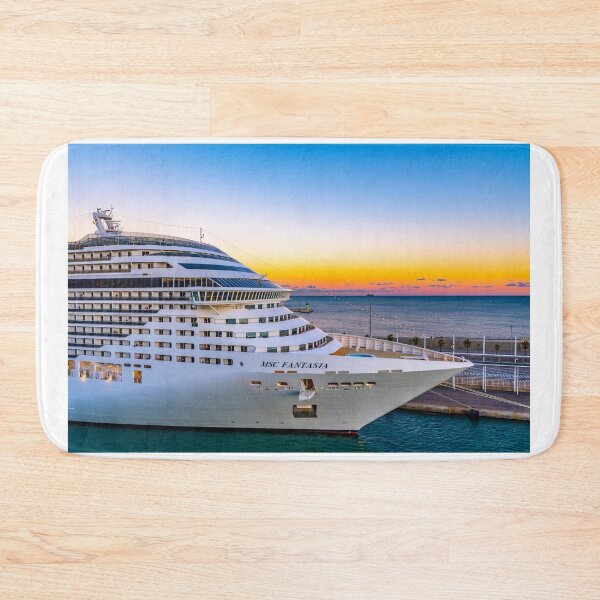 Item preview, Early Morning sunrise with MSC Fantasia Cruise Ship  designed and sold by debbieannpowell.