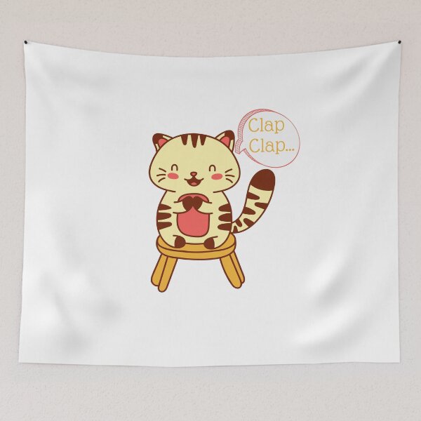 Item preview, Clap Clap - Cat designed and sold by ActRightToday.