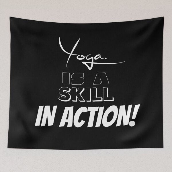 Item preview, Yoga Is A Skill In Action. designed and sold by BofflingDesigns.