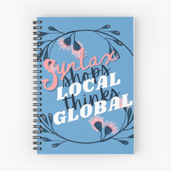 Aperçu de l'œuvre Syntax Shops Local pense global créée et vendue par alexarts18.
