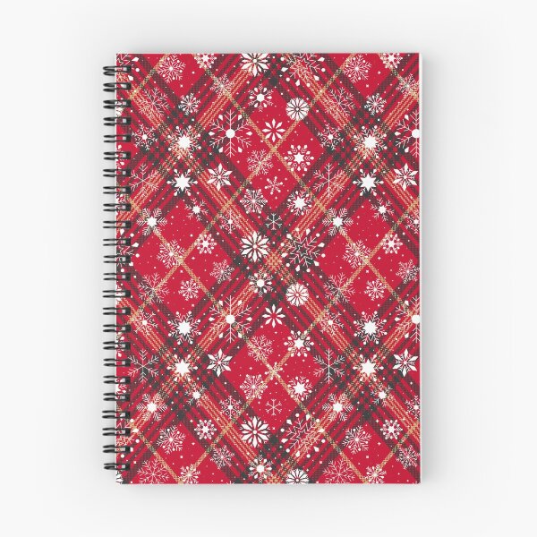 Item preview, Snowflakes on red Black Winter Buffalo Plaid Christmas designed and sold by marcek.