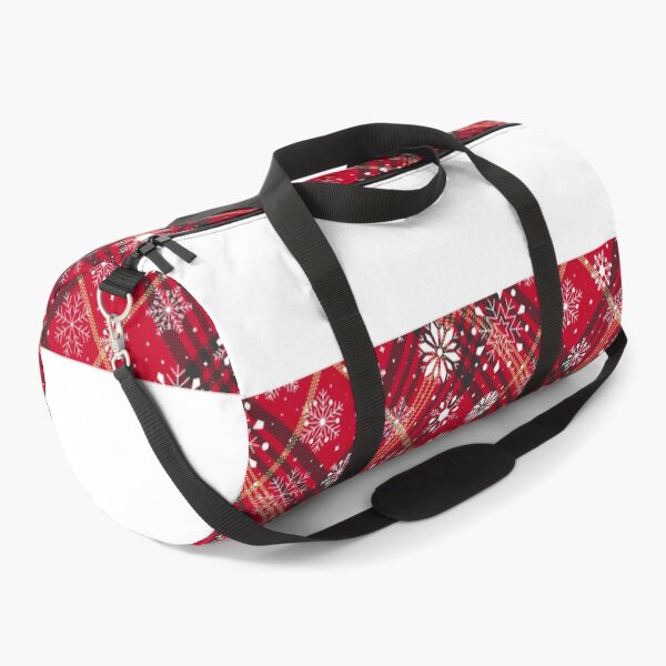 Item preview, Snowflakes on red Black Winter Buffalo Plaid Christmas designed and sold by marcek.