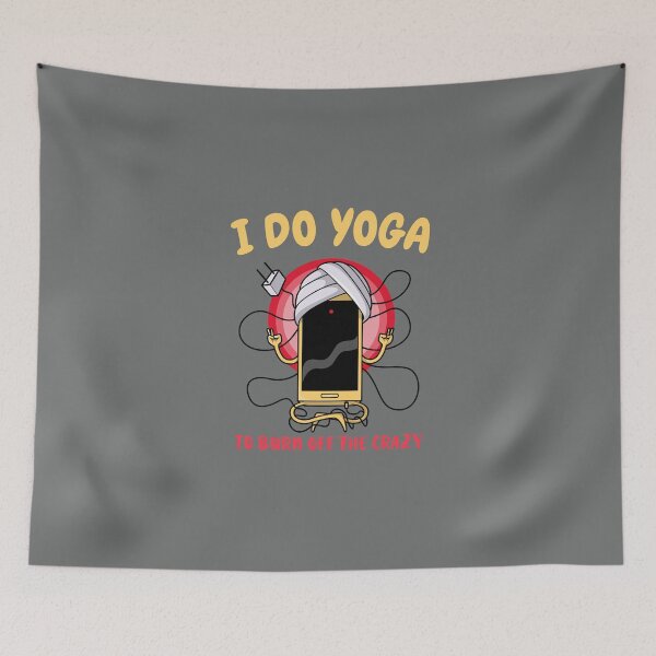 Item preview, I Do Yoga to Burn Off the Crazy  designed and sold by VBeesTees.