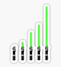 Starwars art - lightsabre Sticker