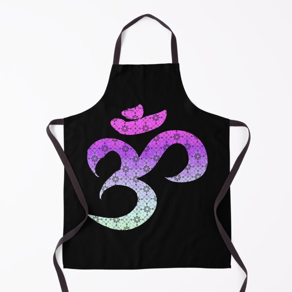 Item preview, Pink and mint green gradient Aum sign designed and sold by orangerinka.