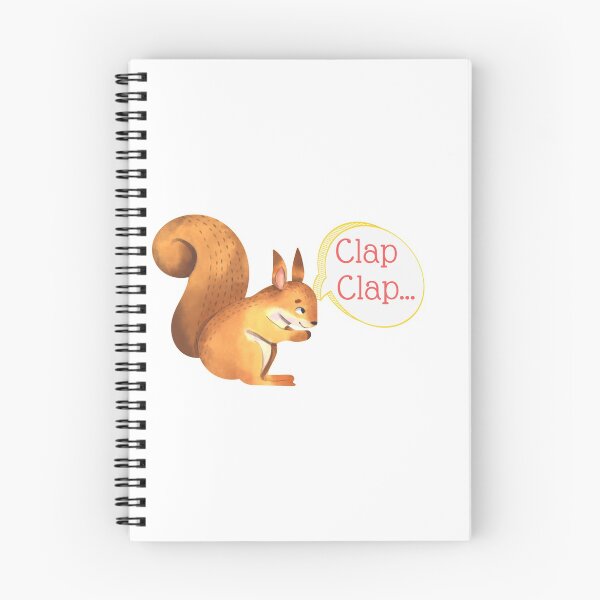 Item preview, Clap Clap - Squirrel designed and sold by ActRightToday.