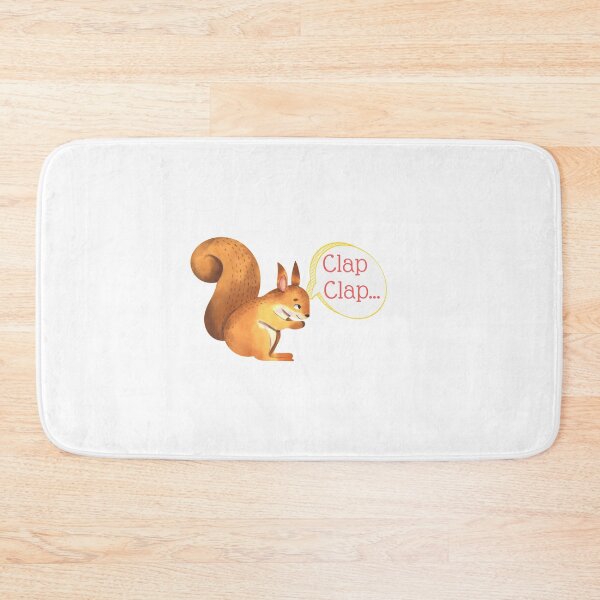 Item preview, Clap Clap - Squirrel designed and sold by ActRightToday.