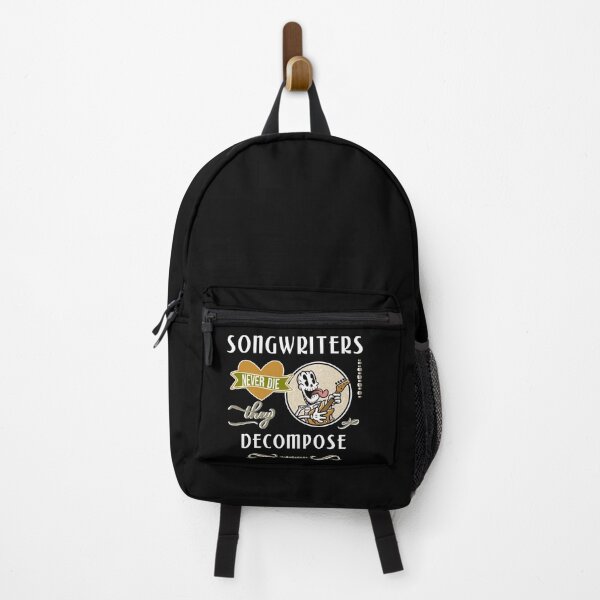 Item preview, Songwriters never die - they decompose! | Funny retro musician pun designed and sold by DeliriousSteve.