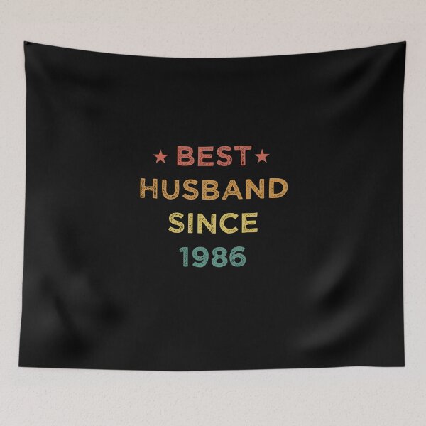 Item preview, Best Husband Since 1986 Funny Wedding Anniversary Gifts Vintage designed and sold by Chamssou.