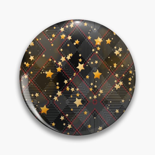 Item preview, Snowflakes stars Black Winter Buffalo Plaid Christmas designed and sold by marcek.