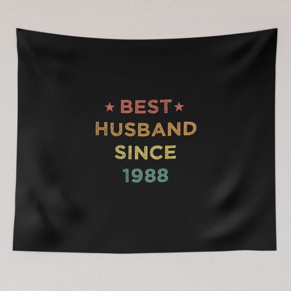 Item preview, Best Husband Since 1988 Funny Wedding Anniversary Gifts Vintage designed and sold by Chamssou.