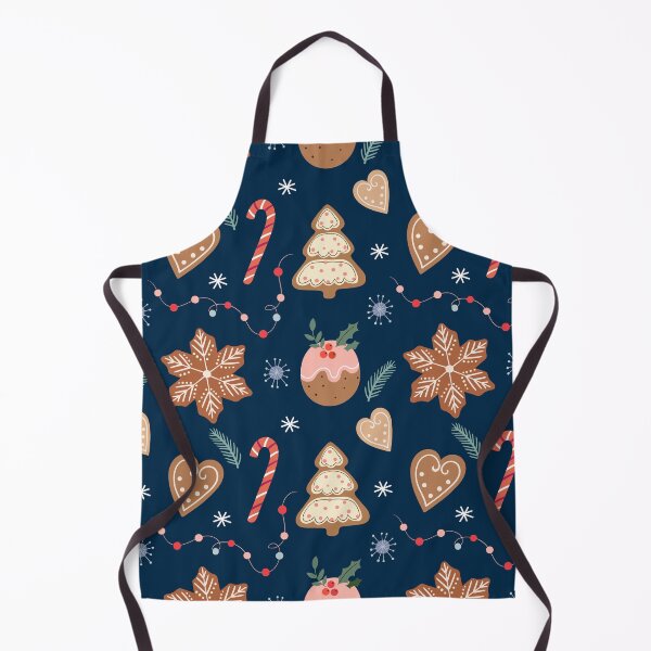 Item preview, Christmas pattern design with gingerbread designed and sold by lettostudio.
