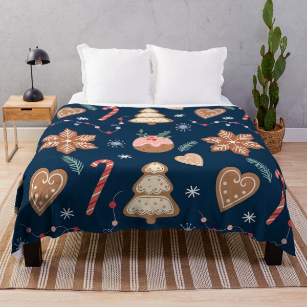 Item preview, Christmas pattern design with gingerbread designed and sold by lettostudio.
