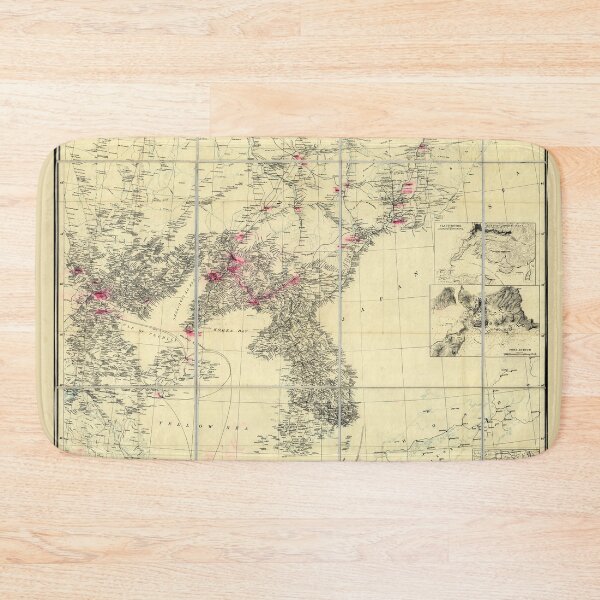 Item preview, Map of Korea and Manchuria (1904) designed and sold by allhistory.