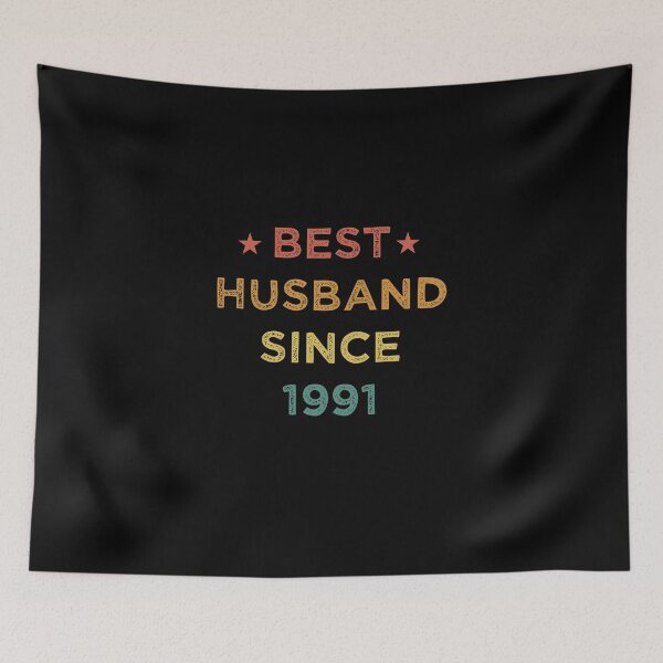 Item preview, Best Husband Since 1991 Funny Wedding Anniversary Gifts Vintage designed and sold by Chamssou.