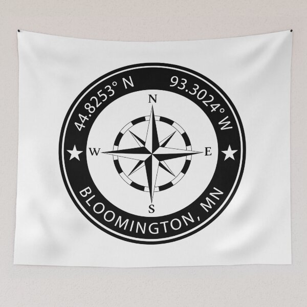 Item preview, Bloomington, Minnesota Geographical Coordinates designed and sold by TeeOhGraphics.