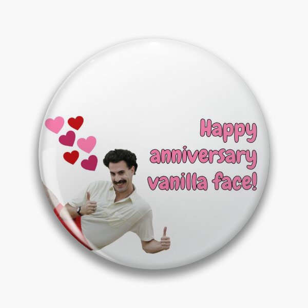 Item preview, Borat, happy anniversary vanilla face designed and sold by avit1.