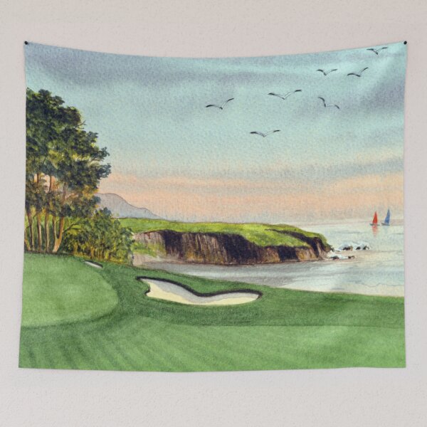 Item preview, Pebble Beach Golf Course California 5th Hole designed and sold by William Holkham.