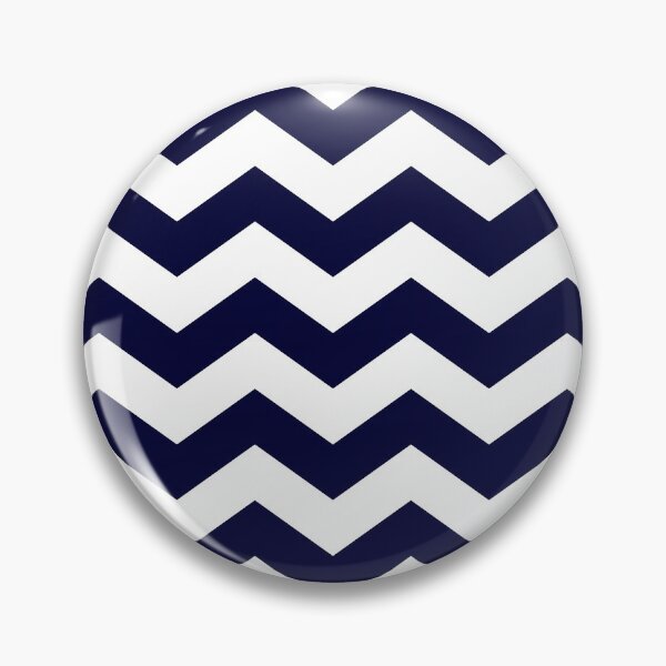 Item preview, Navy Blue And White Smooth Chevron Stripes designed and sold by rewstudio.