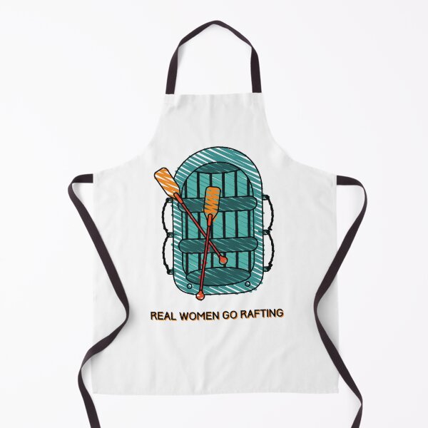 Item preview, Real women go rafting - drawing sketch raft women girl athlete whitewater paddle oar adventure designed and sold by CJCTEES.