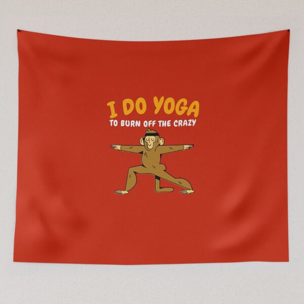 Item preview, I Do Yoga to Burn Off the Crazy  designed and sold by VBeesTees.