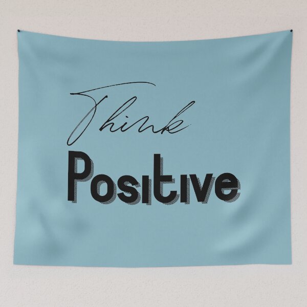 Item preview, Think positive pattern designed and sold by RSDigitalPrintDesign.