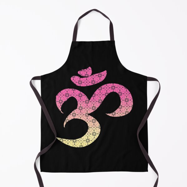 Item preview, Yellow pink gradient Aum sign designed and sold by orangerinka.