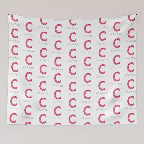 Item preview, Charlotte - Name in flower petals designed and sold by Mellymade Design.