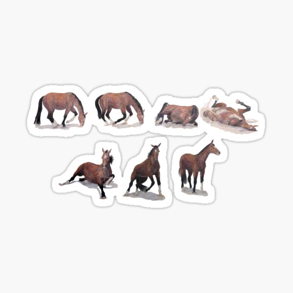 Aperçu de l'œuvre Cheval heureux créée et vendue par Odile frament.