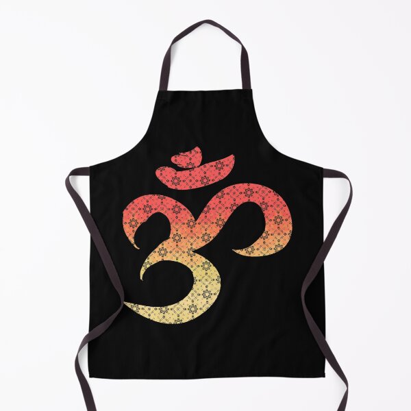 Item preview, Red yellow gradient Aum sign designed and sold by orangerinka.