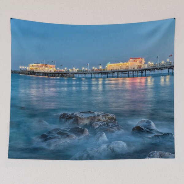 Item preview, Worthing Pier Blue Hour designed and sold by LenBrook.