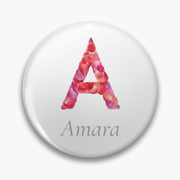 Item preview, Amara - Custom name design in flower petals designed and sold by Mellymade Design.