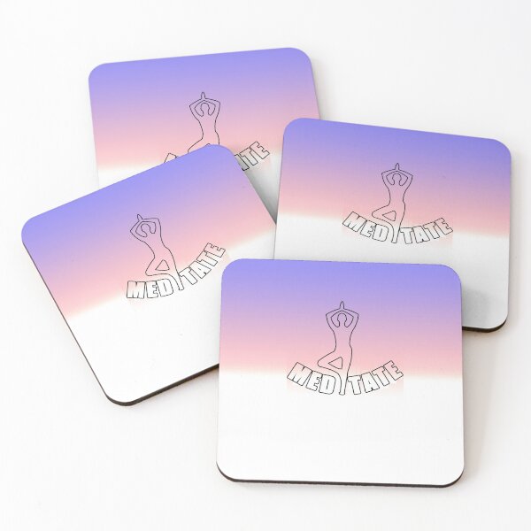 Item preview, Meditate yoga pose gradient designed and sold by Roy Store.